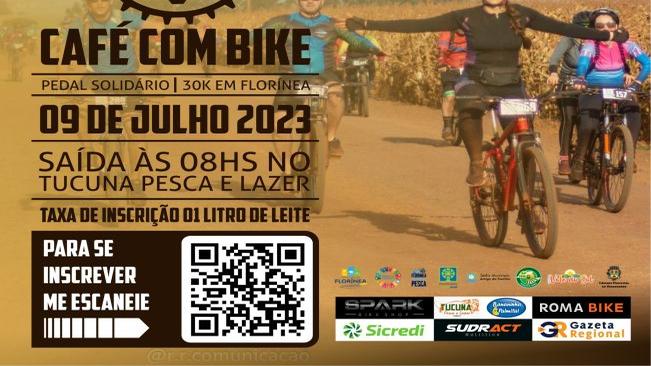 FLORÍNEA REALIZA 2 CAFÉ COM BIKE PEDAL SOLIDÁRIO 30K