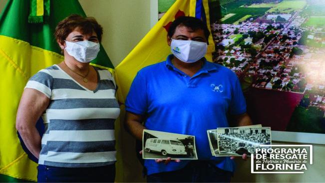 DUDA RECEBE VISITA DA FILHA DO 1º PREFEITO DE FLORÍNEA JOSÉ ALFERES FILHO