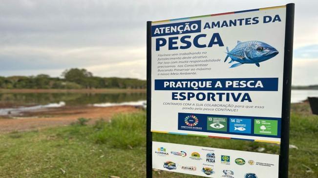PREFEITURA INSTALA PLACAS DE CONSIENTIZAÇÃO PESCA ESPORTIVA
